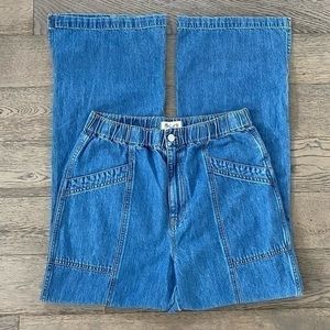 Madewell Pull On Loose Flare Pants